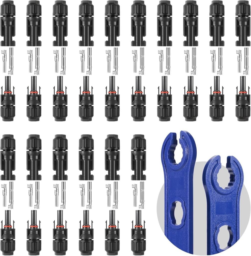Professional Solar Panel Connector Tool Kit with MC4 Crimper and Spanners for DIY Solar Setup 2026