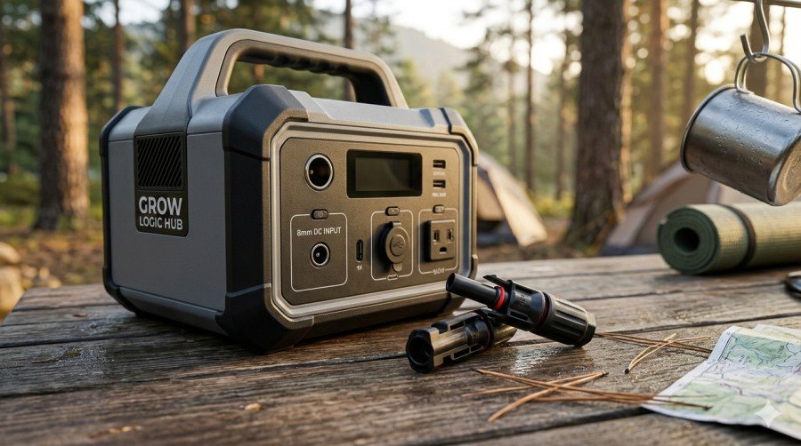 Solar panel MC4 to 8mm DC adapter mismatch for Solar Camping Wattage Logic