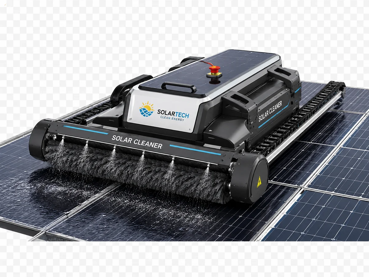 DSV 55 inch budget window squeegee with rubber blade and microfiber pad — entry-level solar panel cleaning for small residential systems
